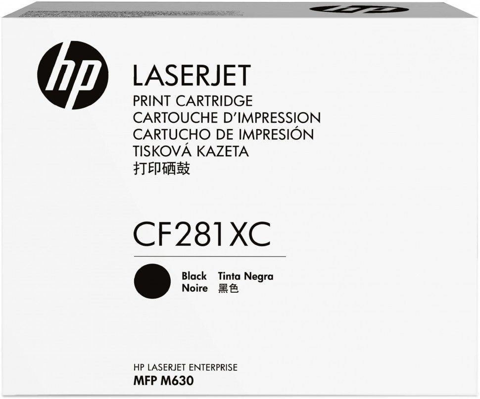 Картридж лазерный HP CF281XC (81X) для HP LaserJet M630dn/ M630f/ M630h/ M630z black, 25 000 стр.  #1