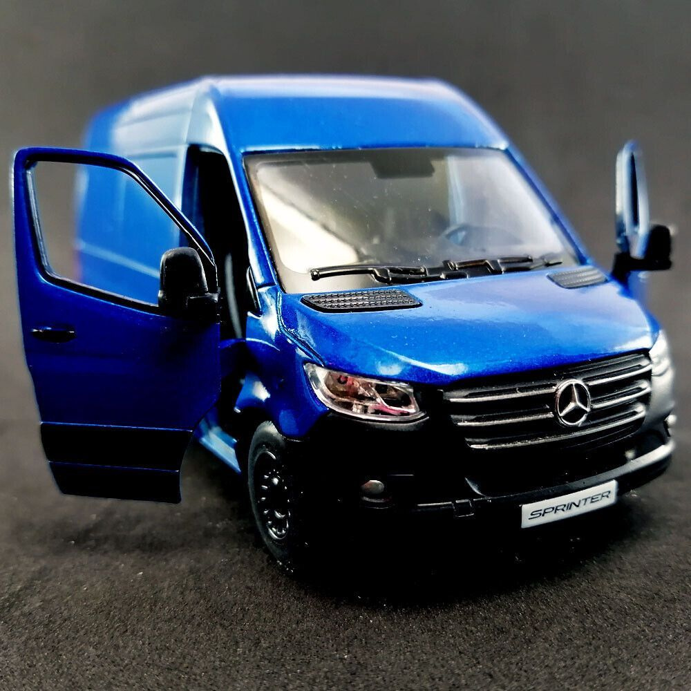 Металлическая машинка Мерседес Спринтер Mercedes-Benz Sprinter Kinsmart 1:48 5429DKT инерционная, цвет #1