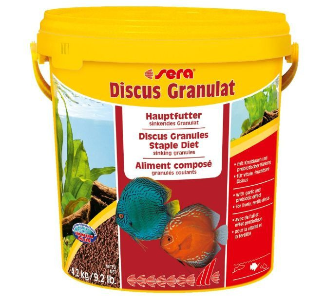 Sera Корм гранулы для дискусов Discus Granules, 10 л.,1 шт #1