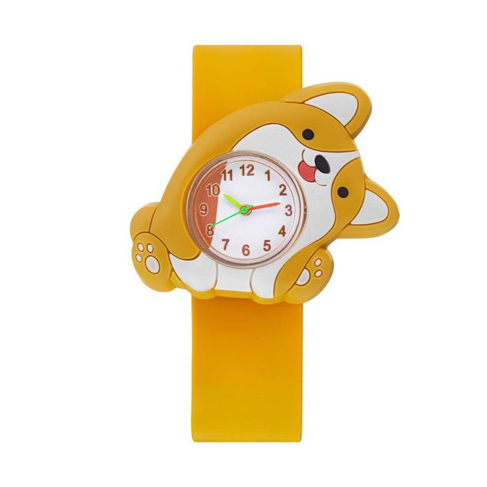 Часы наручные детские "Корги", ремешок силикон #1