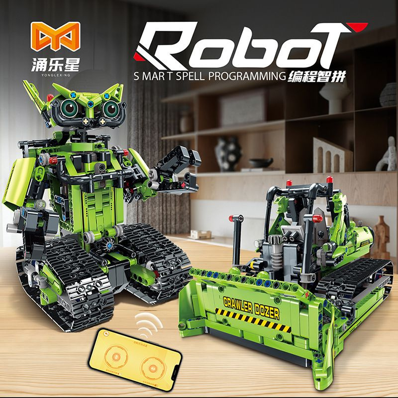 Конструктор набор Robot Робот- трансформер 2 в 1 763 детали #1
