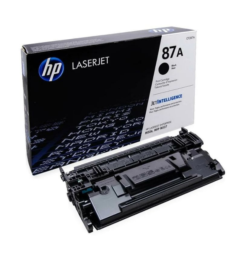 Картридж оригинальный HP 87A (CF287A) Black для принтера HP LaserJet Enterprise M506dn (F2A69A); LaserJet #1