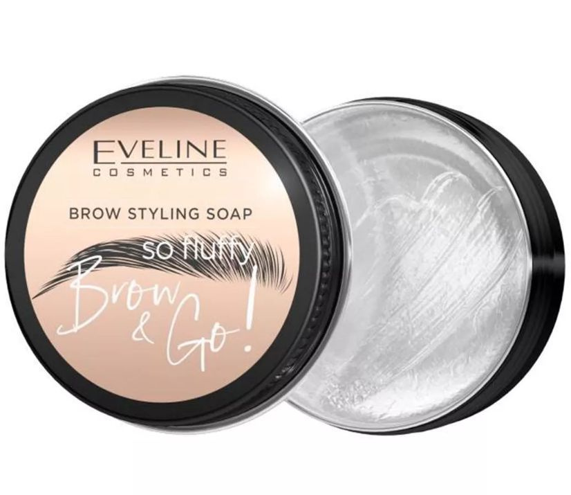 Eveline Cosmetics Мыло для укладки бровей Brow Styling Soap, BROW & GO 25 гр #1