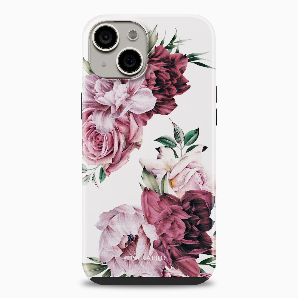 Чехол для iPhone 14 фирменный / кейс на айфон 14 Пионы & Розы - купить ...