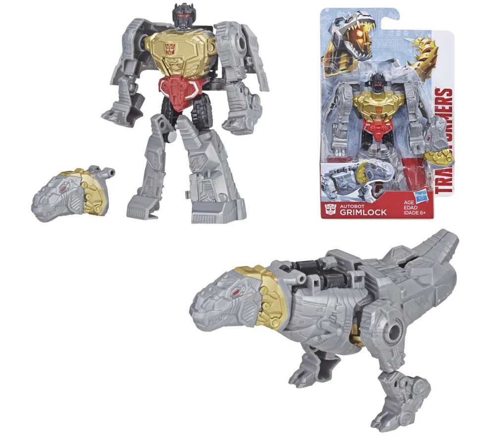 Игрушка Трансформеры Дженерейшнз: Турбо Бот Гримлок Transformers Authentics Bravo - GRIMLOCK (Autobot) #1