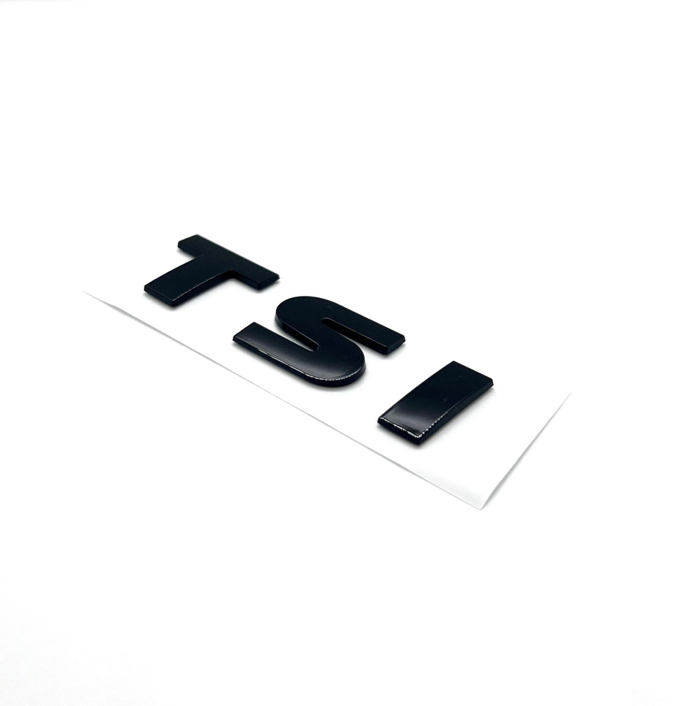 Эмблема ( Орнамент / надпись ) на крышку багажника TSI / ТСИ 92x24мм.  #1
