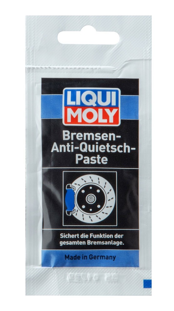 Смазка синтетическая для тормозной системы Liqui Moly "Bremsen-Anti-Quietsch-Paste", 10 г  #1