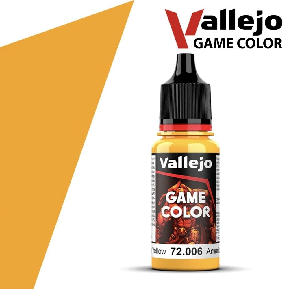 Краска для сборных моделей Vallejo, серия Game Color, цвет 72.006 Sun Yellow  #1