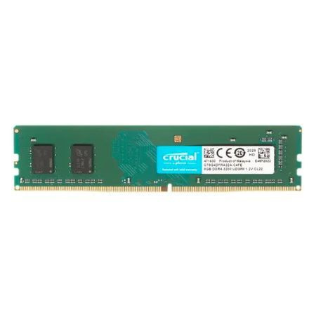 Оперативная память DDR4 8Gb 3200MHz CL22 (22-22-22-42) 1x8 ГБ (CT8G4DFRA32A) #1