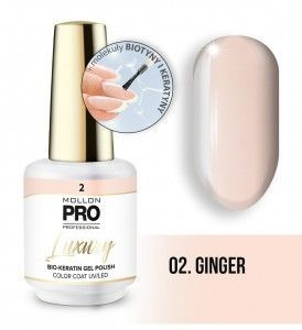 Mollon Pro/ Гель-лак LUXURY COLOR COAT №02 GINGER (8 ml) #1