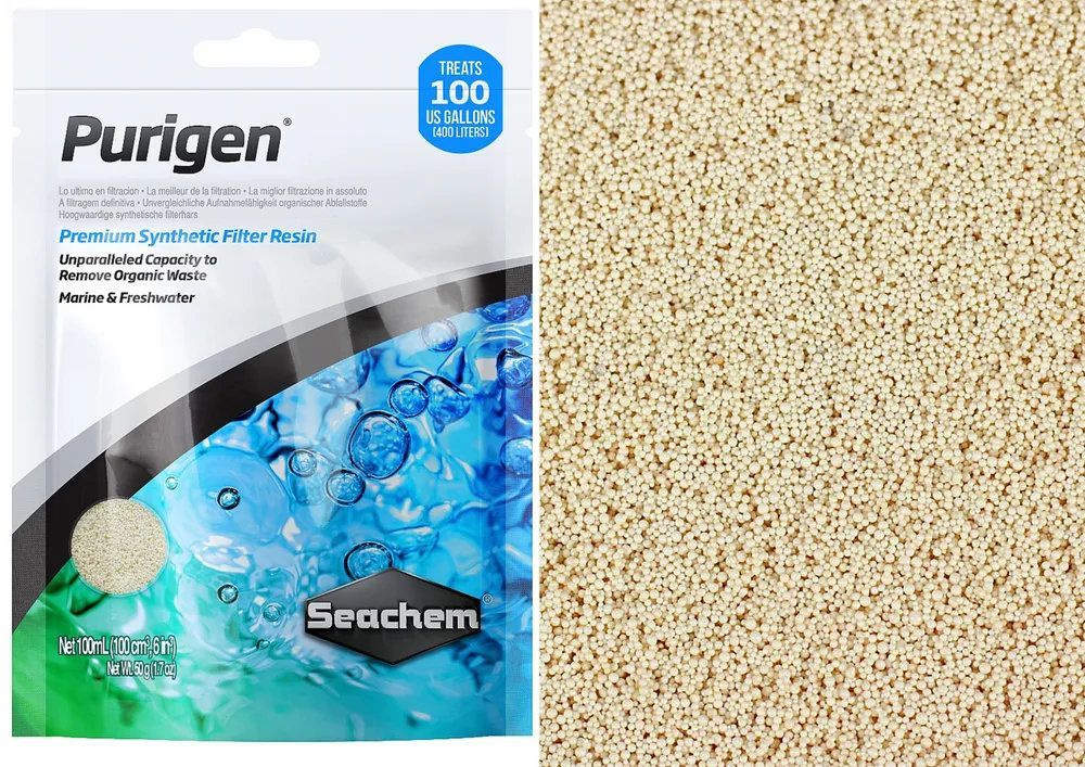 Seachem Purigen- 100мл на 400л воды ( в мешочке)- наполнитель для удаления из воды аммиака, нитритов #1