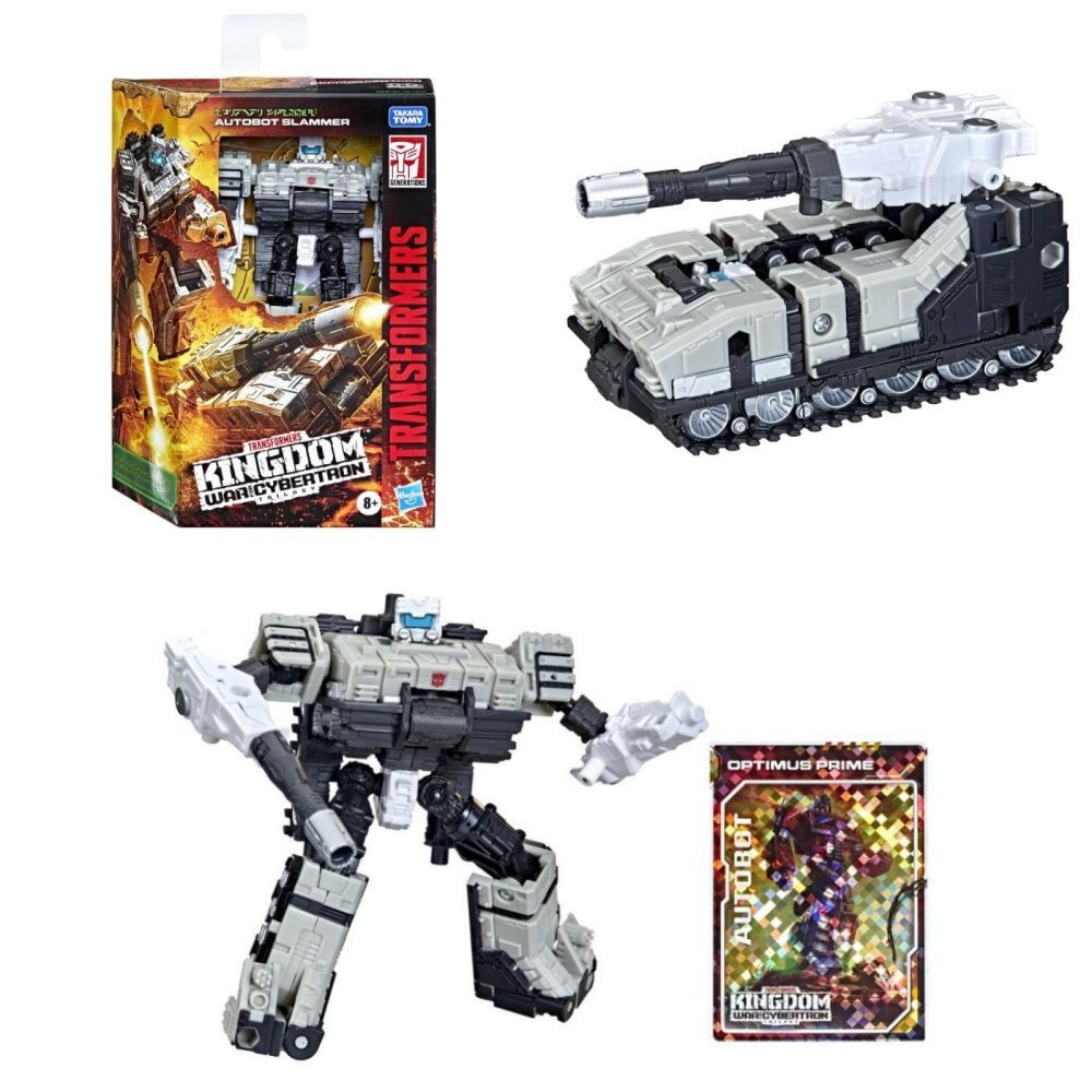 Трансформеры Hasbro Игрушка Transformers Kingdom War For Cybertron Trilogy WFC-K33 Autobot Slammer 14cm #1