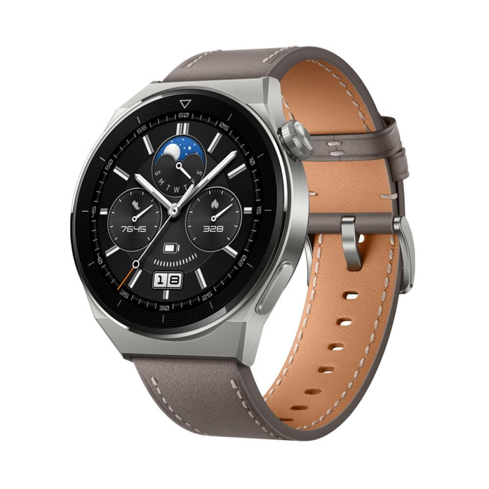 Умные часы HUAWEI WATCH GT 3 Pro 46 мм RU, серый #1