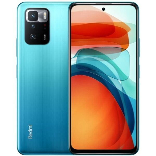 Redmi Смартфон note10 pro 6/128 ГБ, синий #1