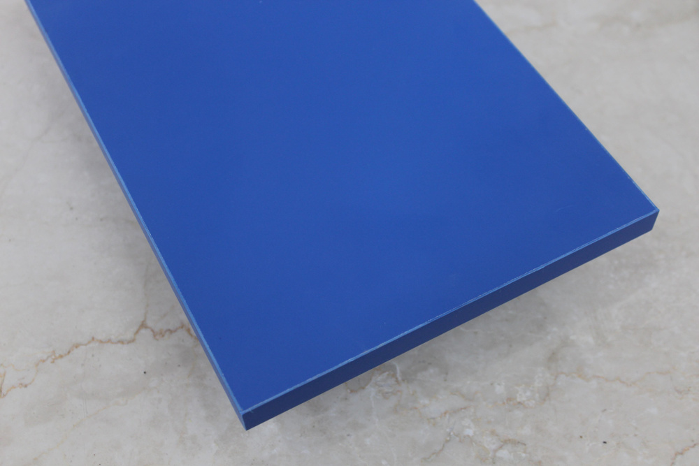 Мебельный щит ЛДСП 16мм 1250х170 c Кромкой 1мм Цвет Синий - купить с ...