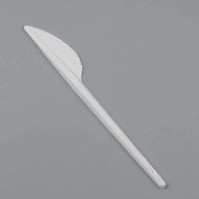 Take It Easy Нож одноразовый "Белый" в индивидуальной упаковке, 16,5 см, 60 штук  #1