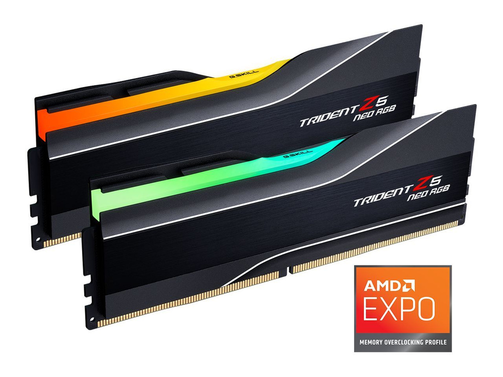 G.Skill Оперативная память Trident Z5 Neo RGB Series DDR5 32 ГБ 6000 30-38-38-96 2x16 ГБ (F5-6000J3038F16GX2-TZ5NR) #1