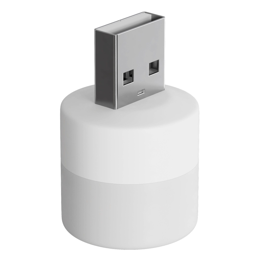 Компактный светодиодный USB светильник для ноутбука GSMIN B40 холодный свет, 3-5В, 2шт (Белый)  #1