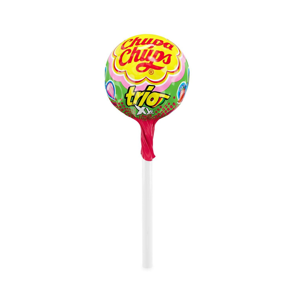 Карамель Chupa Chups XXL Trio с жевательной резинкой, 29 г #1