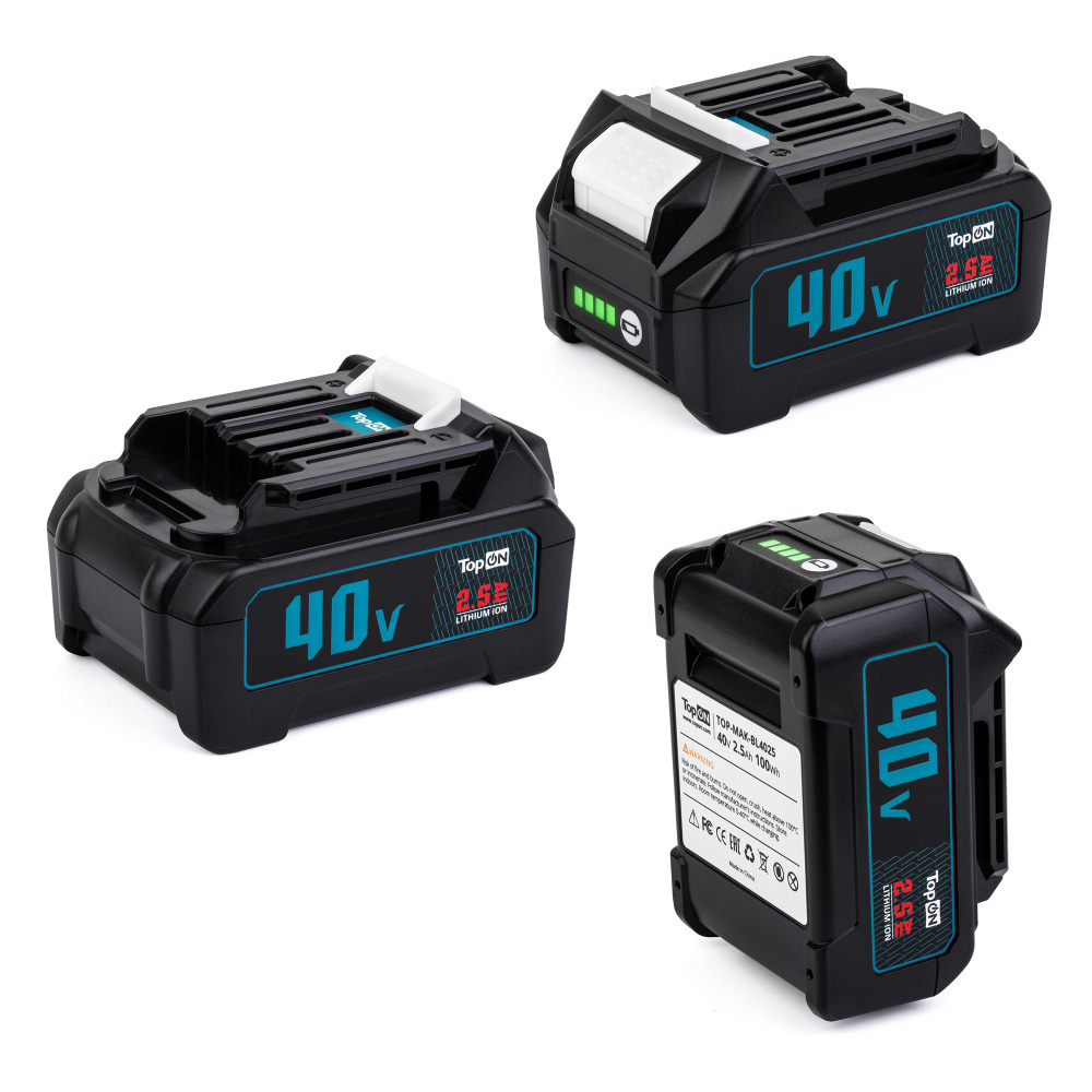 Аккумулятор для Makita BL4025F (40V, 2.5Ah, Li-Ion). PN: Y2023 #1