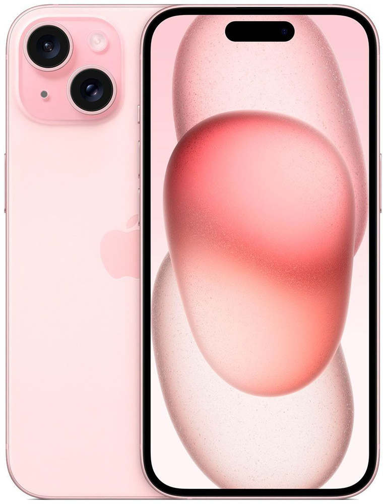 Apple Смартфон iPhone 15 128Gb розовый 6/128 ГБ, розовый #1