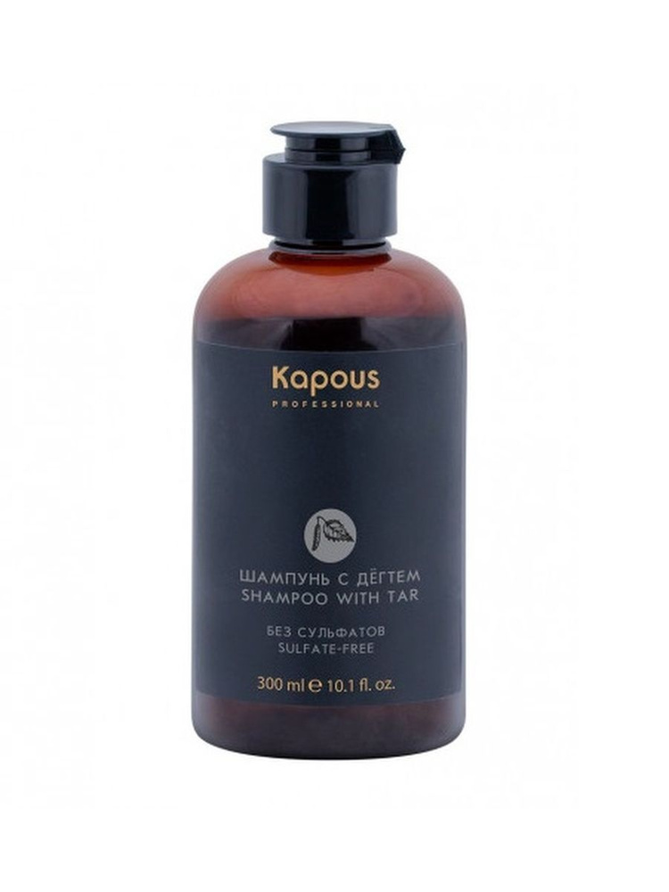 Kapous Professional Tar Шампунь для волос, бессульфатный, с Дегтем, 300 мл  #1