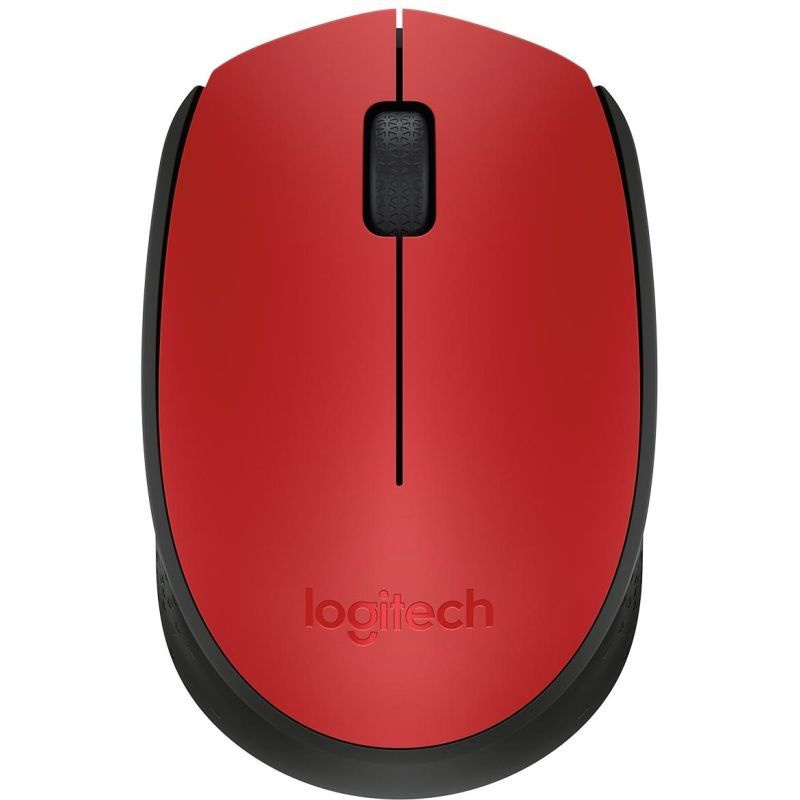 Мышь компьютерная Logitech USB OPTICAL WRL M170 RED #1