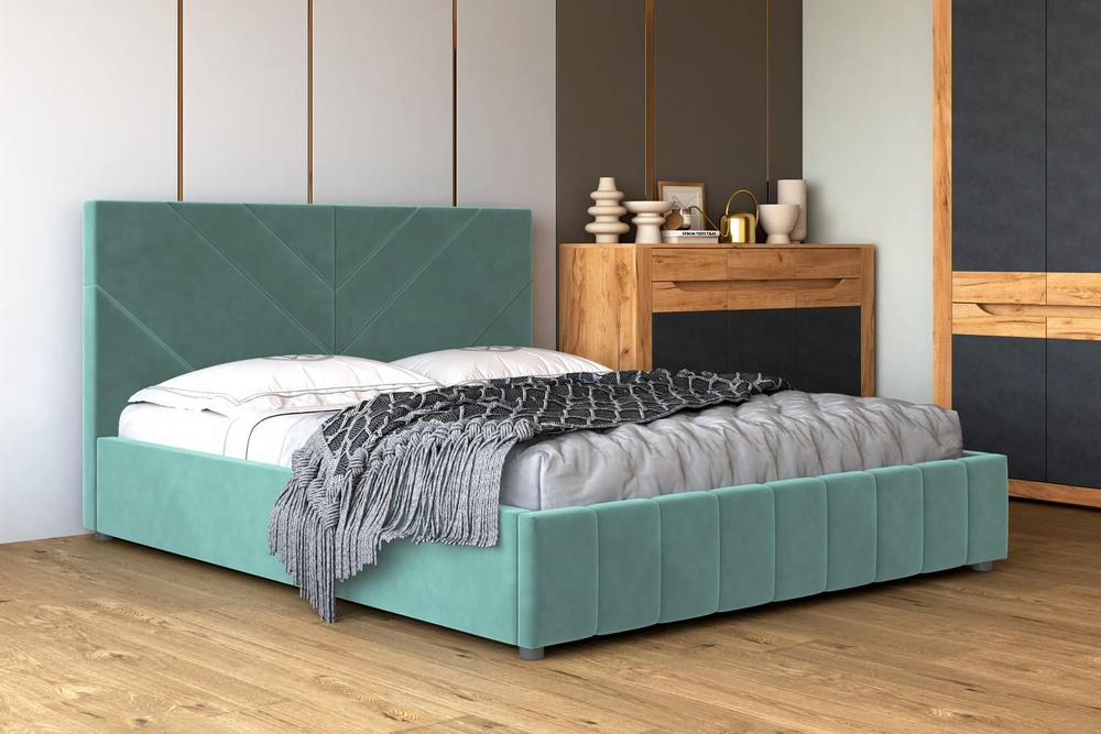 BravoМебель Двуспальная кровать, Нельсон (Линия), 160х200 см #1