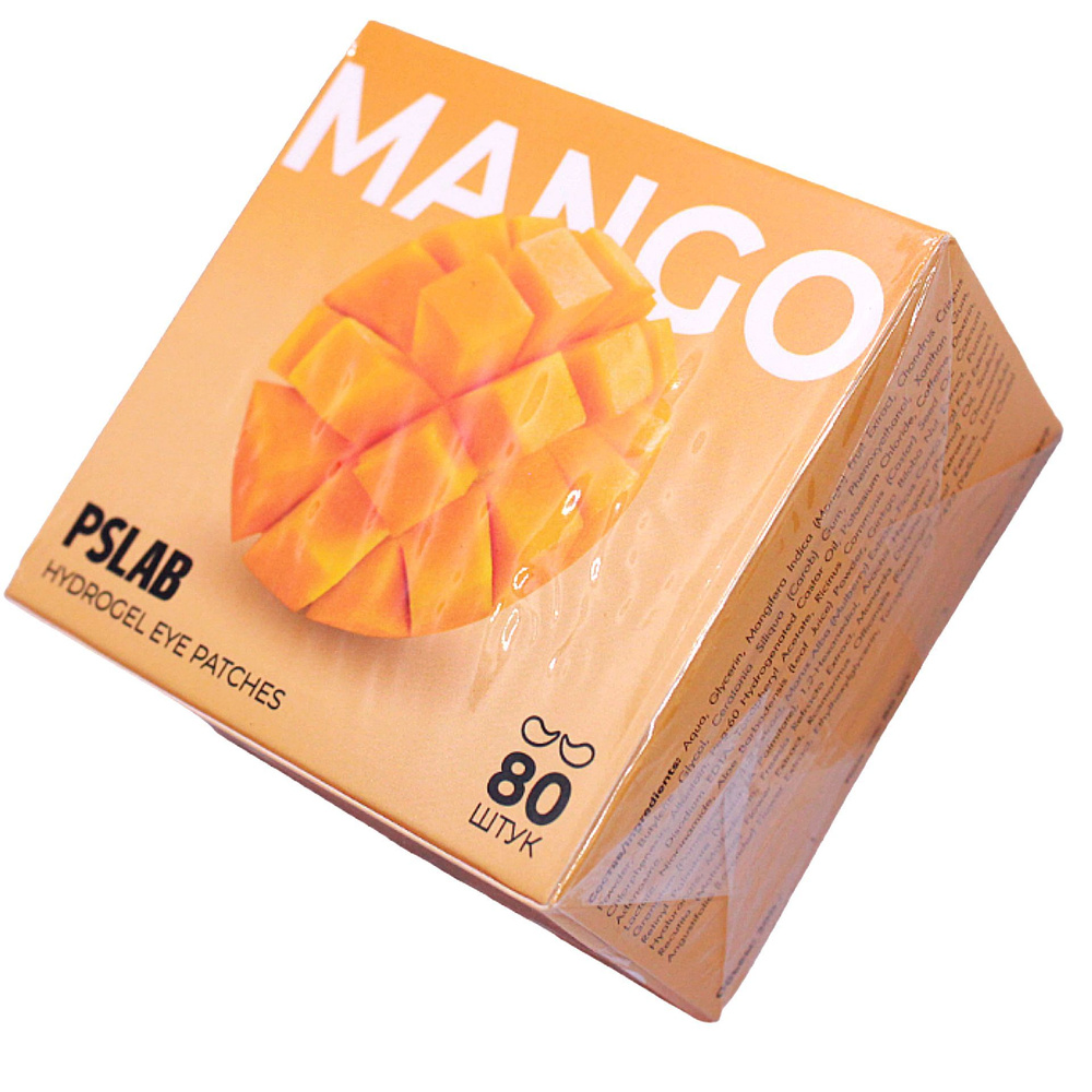 PSLAB RE-FRESH патчи против следов усталости с экстрактом манго, 80 шт  #1