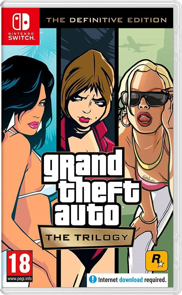 Игра Grand Theft Auto: The Trilogy. The Definitive Edition (Nintendo Switch, Русские субтитры)  #1