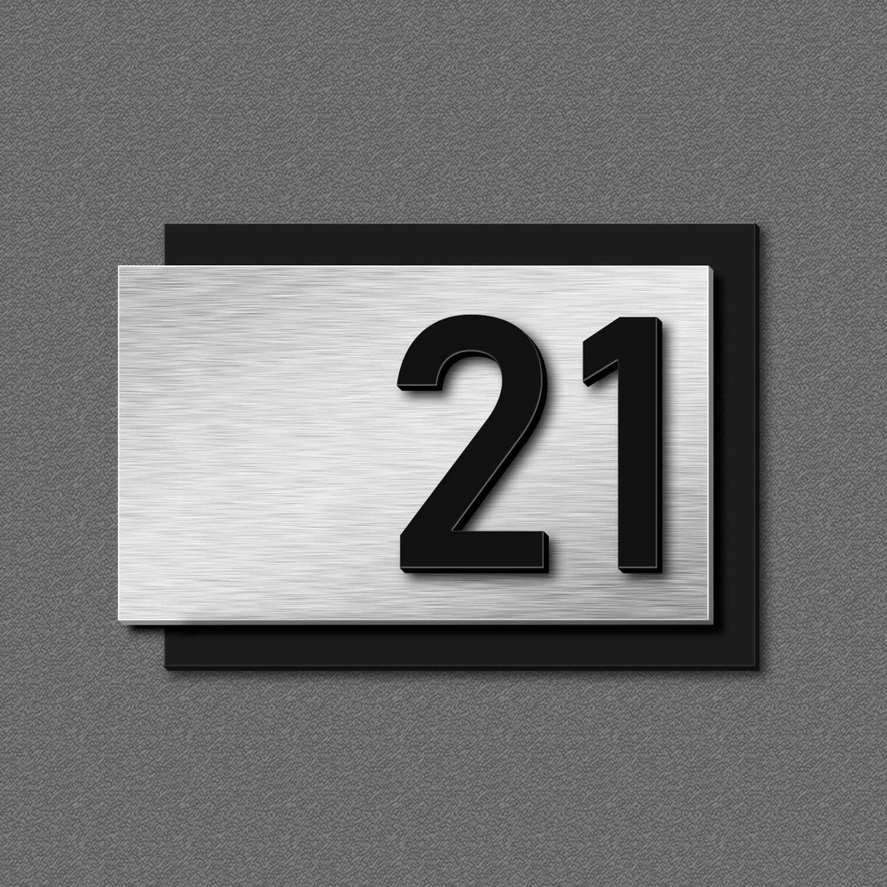 Цифры на дверь, табличка с номером 21 #1