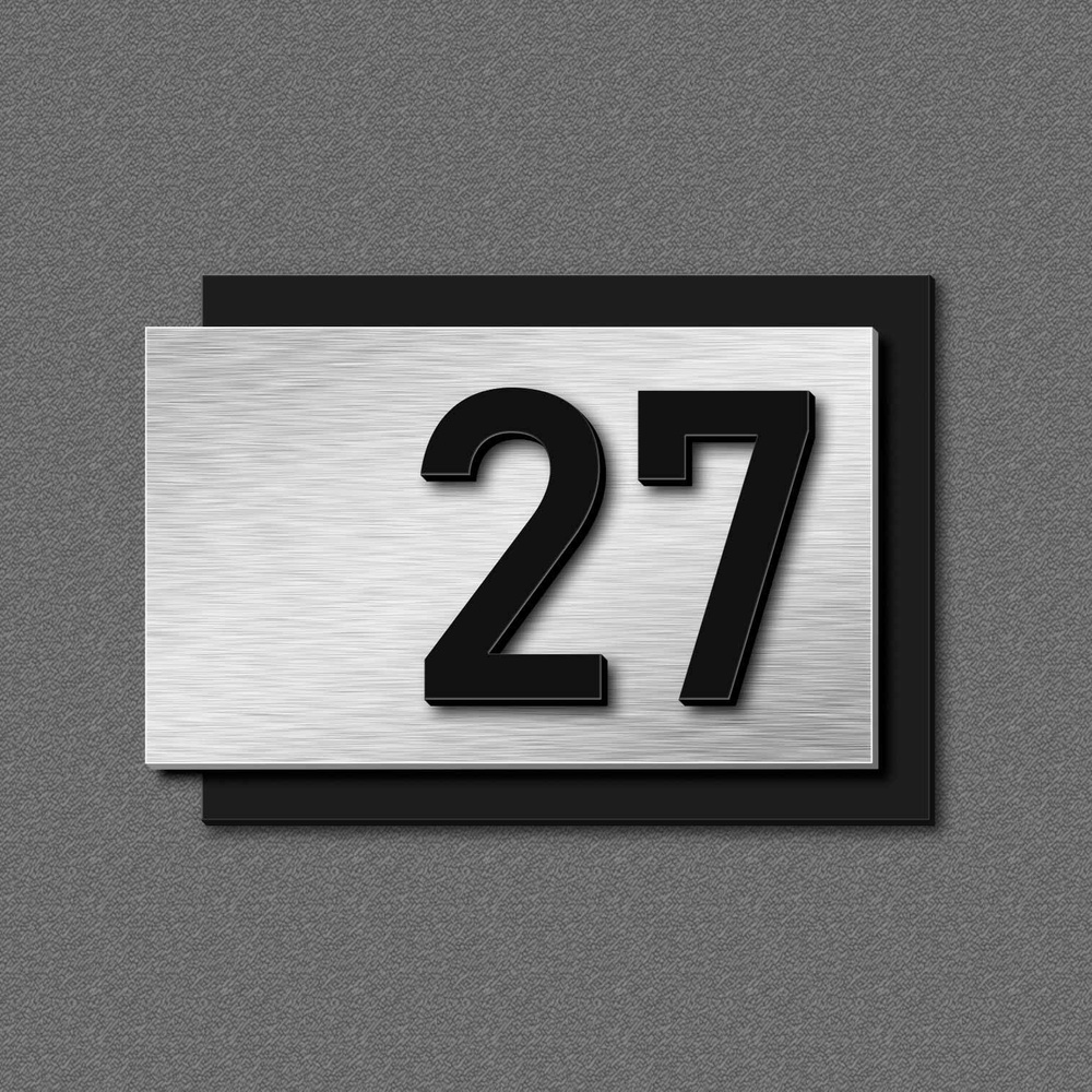 Цифры на дверь, табличка с номером 27 #1