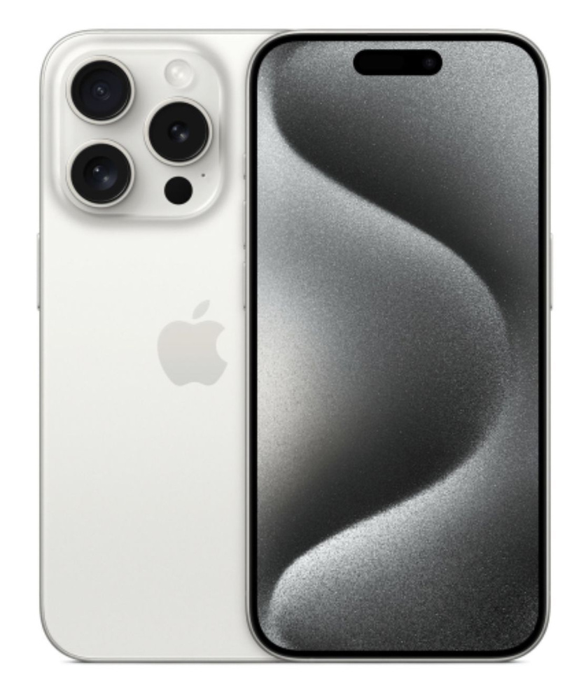 Apple Смартфон Смартфон Apple iPhone 15 Pro 8/128 ГБ, белый #1