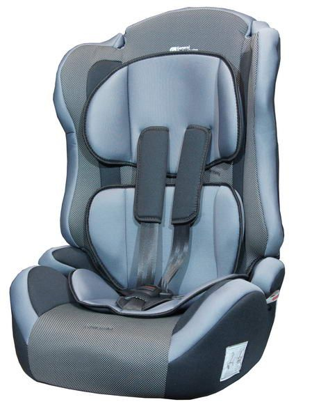 Автокресло детское General Technologies (RS616-GREY) серое/гр I/II/III, 9-36 кг,1-12 лет  #1