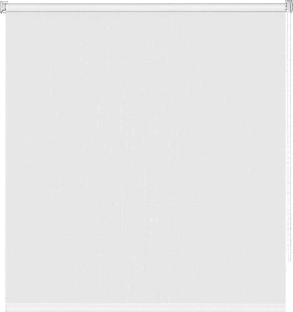 Штора рулонная DECOFEST Апилера мини 80x160см, белоснежная #1