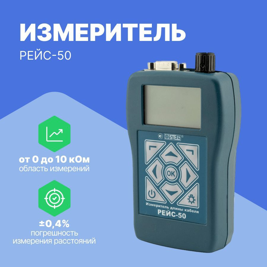 Измеритель длины кабеля - рефлектометр РЕЙС-50 купить по выгодной цене ...