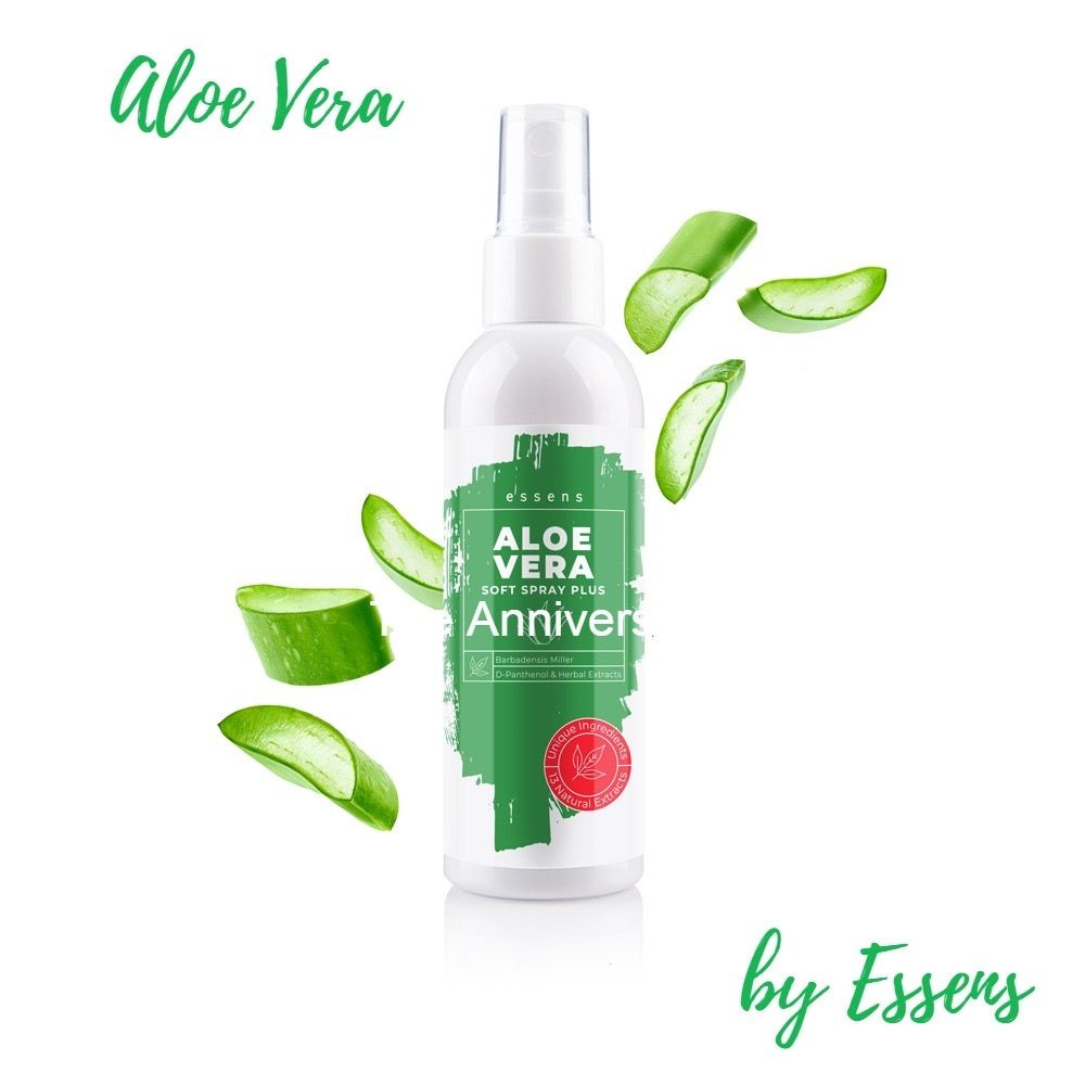 Essens Мягкий спрей для ухода за кожей с Д-пантенолом Aloe Vera 100 мл, Увлажняющий спрей для детей и #1