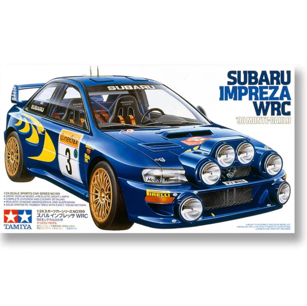 1/24 модель автомобиля в сборе Impreza WRC 98 Monte Carlo модель DIY Tamiya 24199  #1