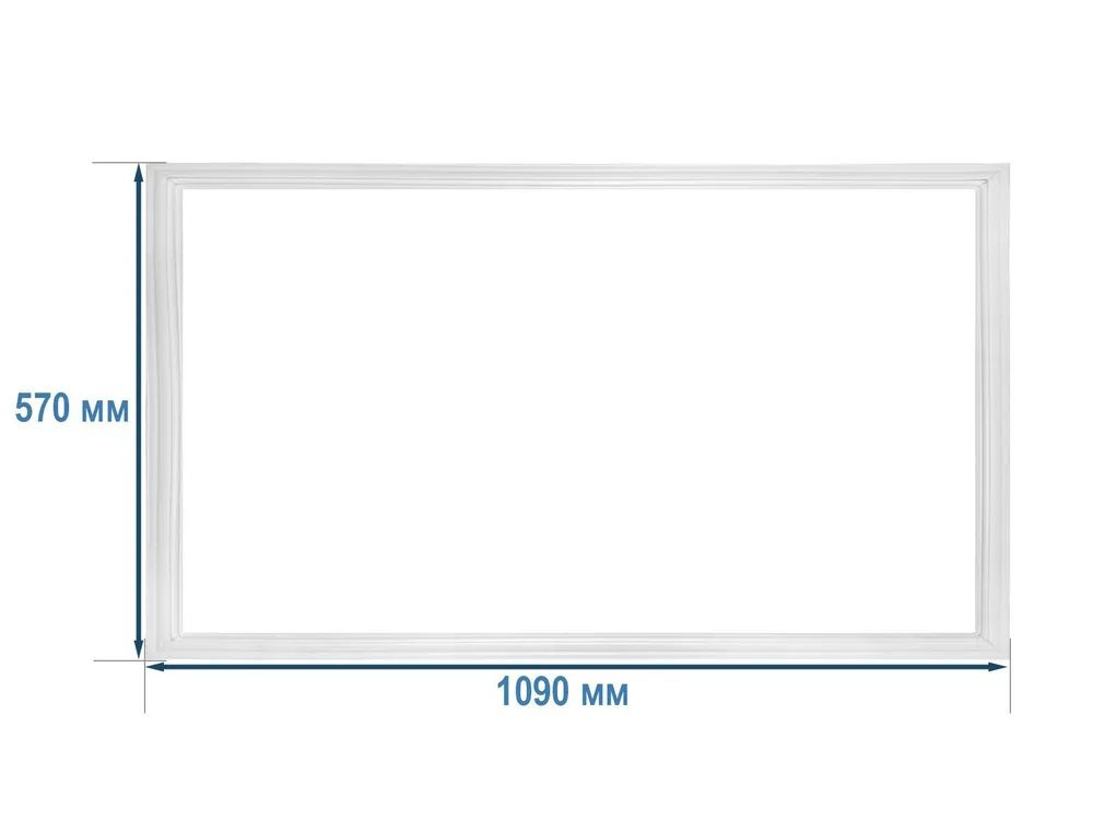 Уплотнитель магнитный (резина) для холодильника INDESIT, STINOL, ARISTON 57х110 см 854017  #1