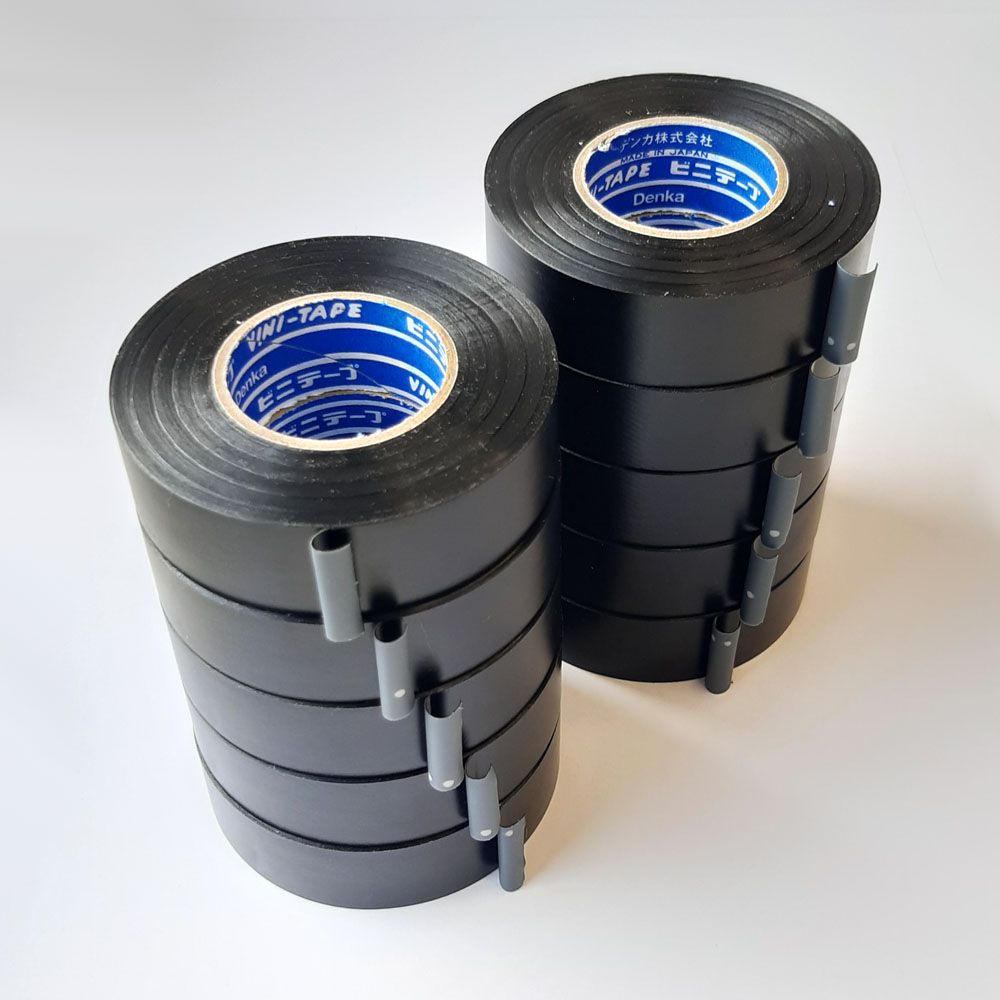 PVC Vini-Tape 234, 10шт по 20метров, ПВХ изолента Denka, применяется в японском автомобилестроении  #1