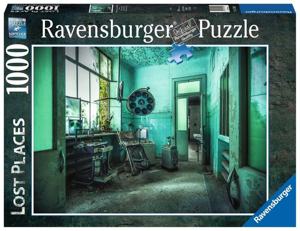 Ravensbuger Пазл 1000 деталей Затерянные места-Сумасшедший дом  #1