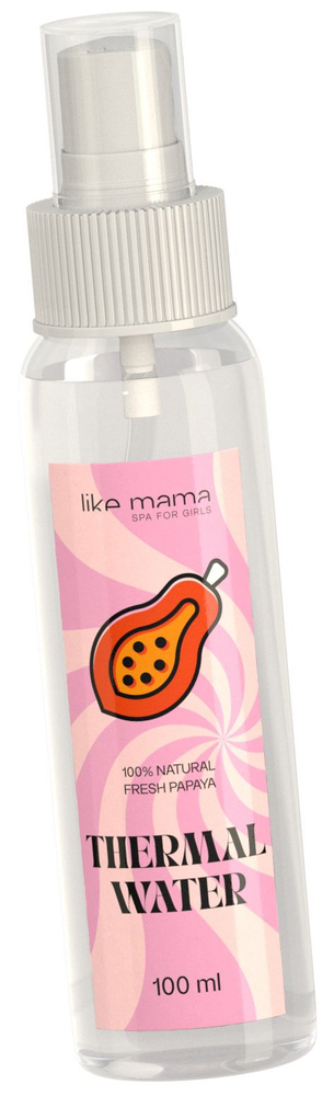 Термальная вода-мист для лица и тела с ароматом папайи #1