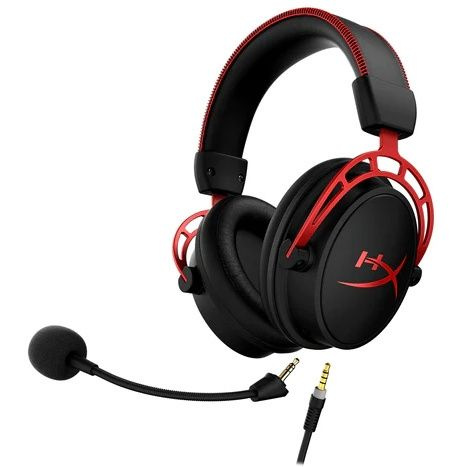 Гарнитура игровая HyperX Cloud Alpha, красный/черный (4p5l1ab#uuf) #1