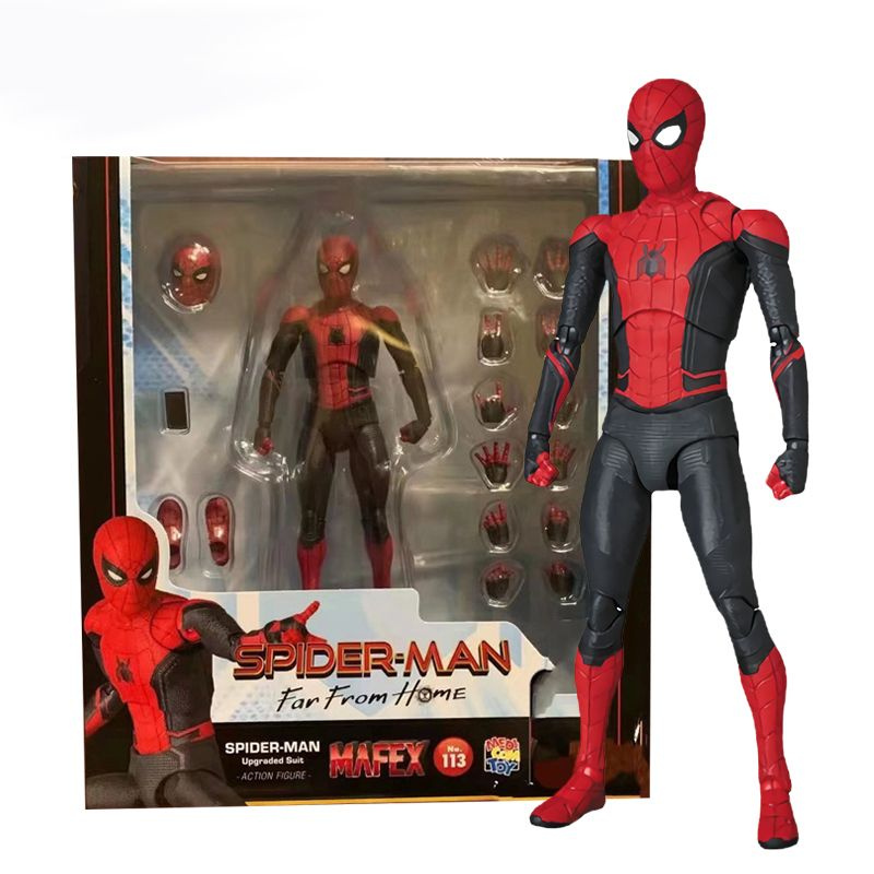 Фигурка Человек Паук / Spider Man MAFEX 113 (15см) #1