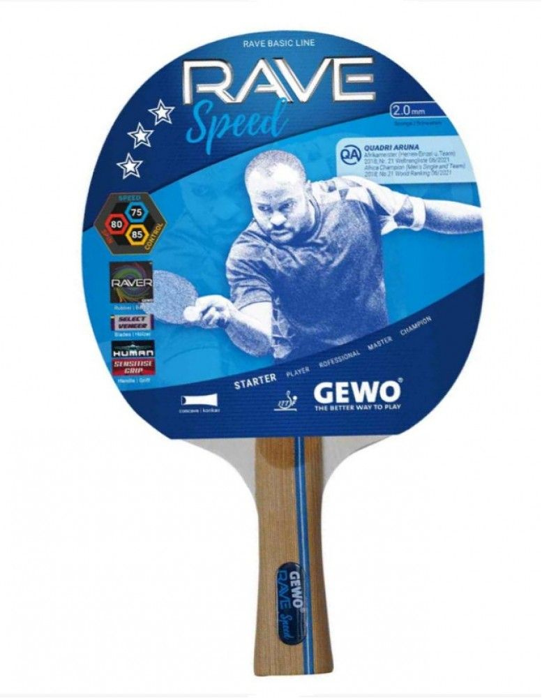 Ракетка для настольного тенниса Gewo RAVE SPEED FL #1