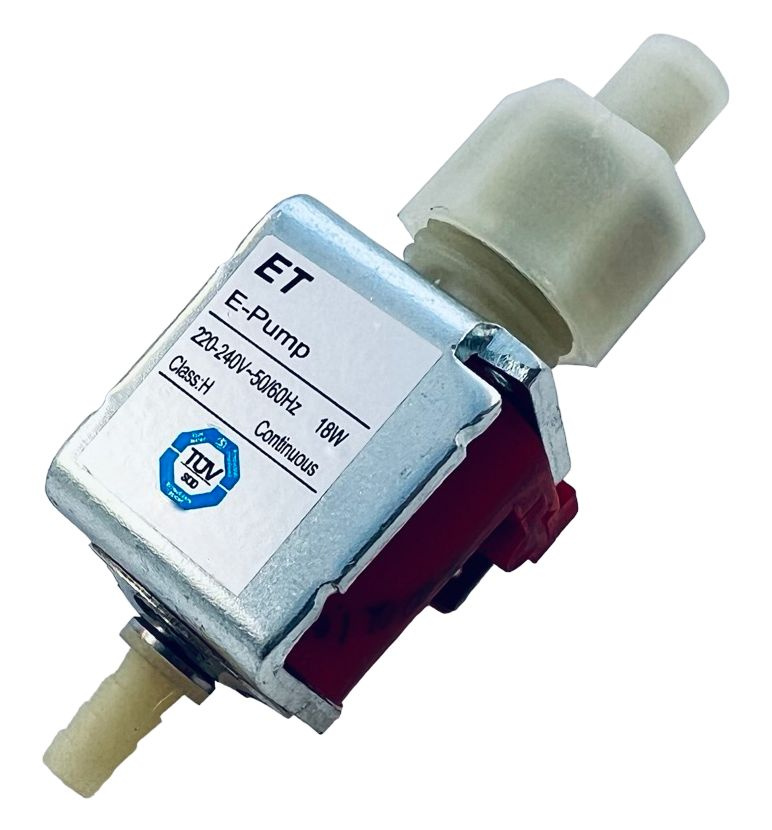 Насос ET E-Pump 18W ET 220-240V для парогенератора, швабры-пылесоса и др. техники - ВЫВОД ПОД УГОЛ  #1