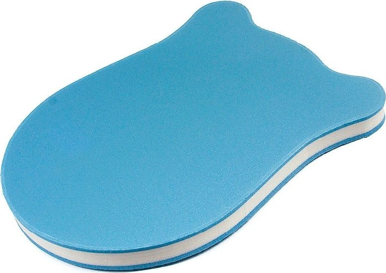 Доска для плавания MPSport / МПСпорт 01-25 повышенной плавучести, пенополиэтилен голубого цвета, 390x290x31мм #1