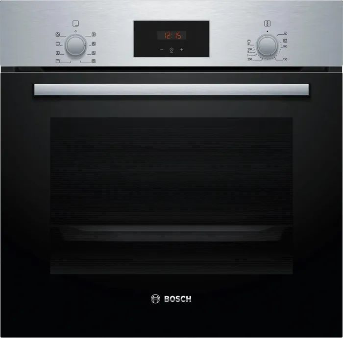 Электрический духовой шкаф BOSCH HBF113BR0Q, 59.5 см, 66 л, 5 режимов, гриль, конвекция, каталитическая #1