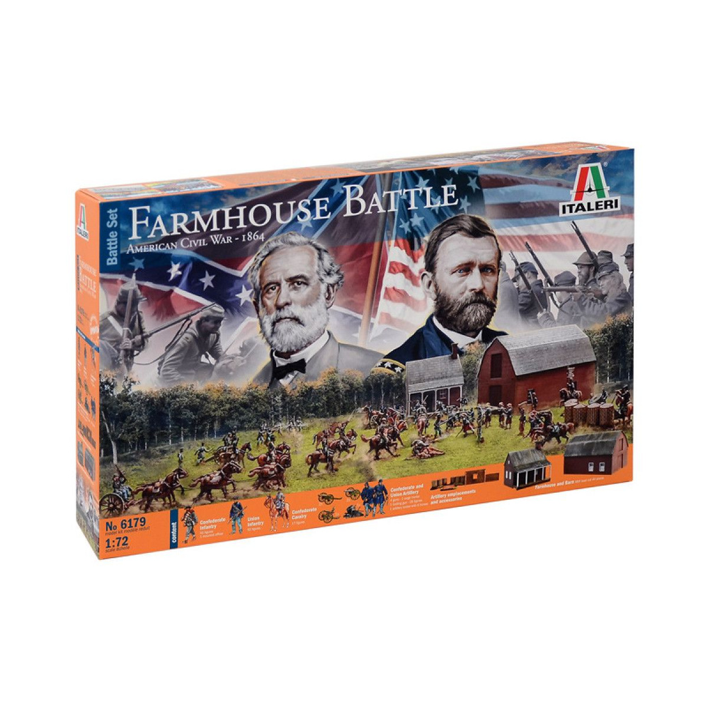 Italeri 6179 Сборная модель American Civil War 1864 - BATTLE SET 1:72 #1