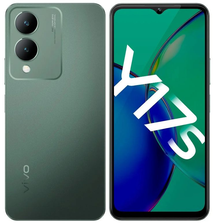 Vivo Смартфон Y17s Y17S 4/128 ГБ, зеленый #1